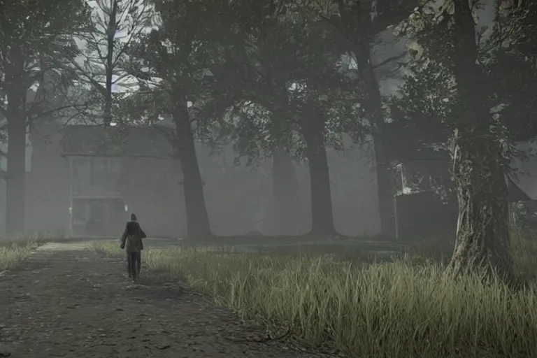 Prompt: a still from from p. t. ( ps 4 2 0 1 4 )