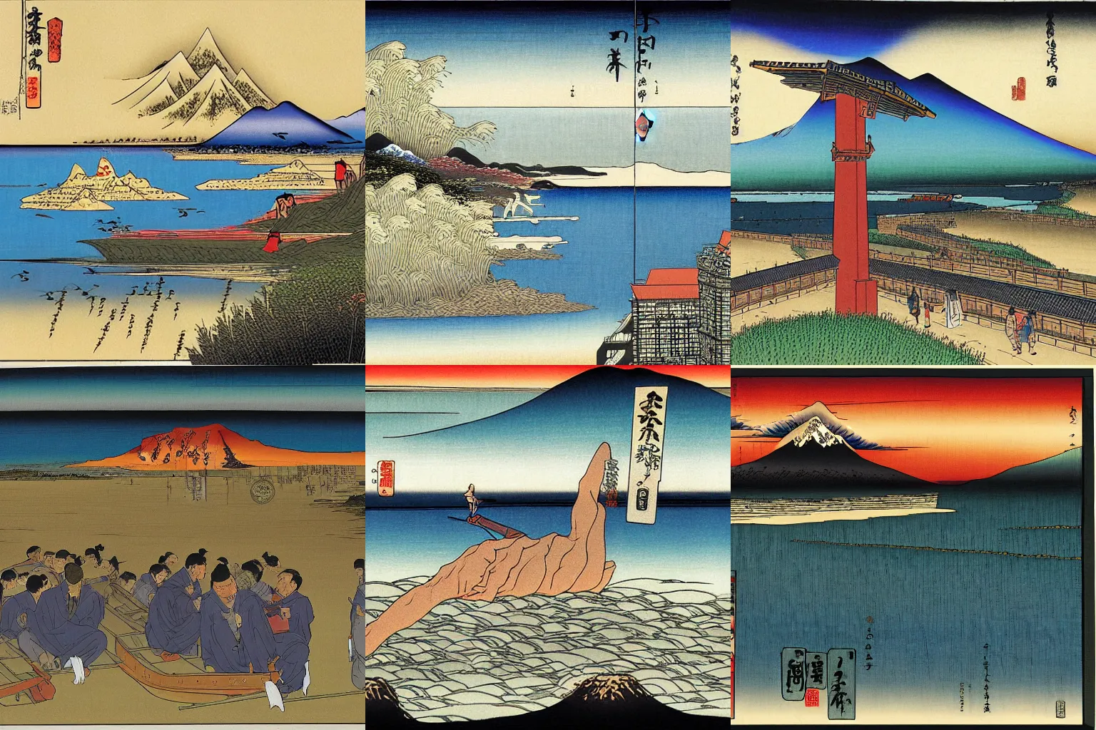 Prompt: 'The Shawshank Redemption' by Hiroshige