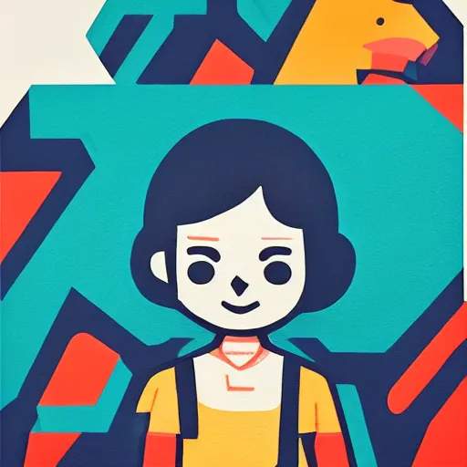 Prompt: Animal Crossing Profile Picture by Sachin Teng, asymmetrical, Organic Painting , Matte Painting, geometric shapes, hard edges, graffiti, street art, 300 dpi :2 by Sachin Teng:4