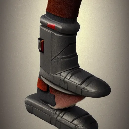 Image similar to hover boots, science fiction concept art