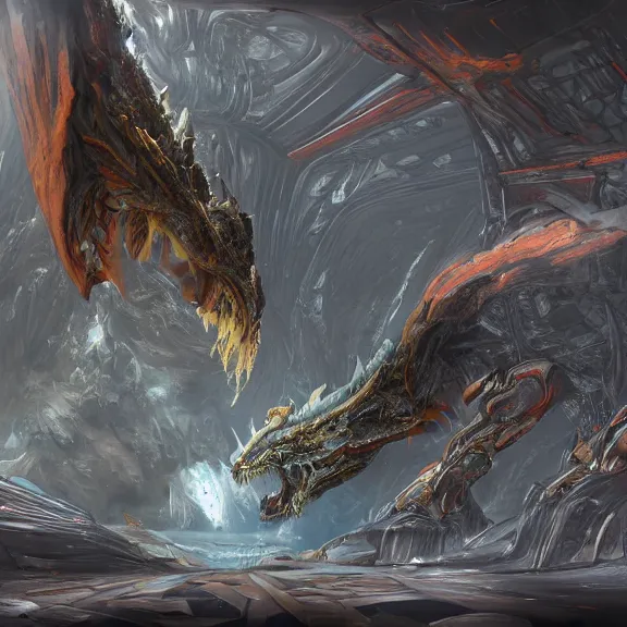 Image similar to interior shot of a robot dragon stomach, the stomach lining synthetic and wrinkly, acid pooling inside, cavernous, food pov, micro pov, prey pov, vore, dragon vore, digital art, pov furry art, anthro art, furry, warframe art, high quality, 8k 3D realistic, macro art, micro art, dragon art, Furaffinity, Deviantart, Eka's Portal, G6