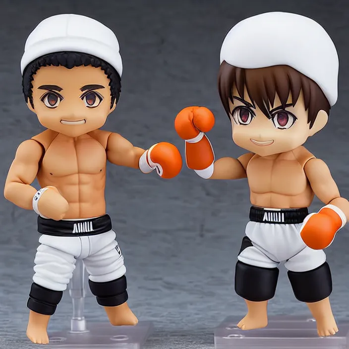 Image similar to Muhammad Ali, An anime Nendoroid of Muhammad Ali, figurine, detailed product photo