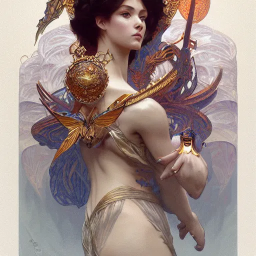 Image similar to queen of stovokor, intricate, elegant, highly detailed, digital painting, artstation, concept art, smooth, sharp focus, illustration, art by artgerm and greg rutkowski and alphonse mucha and william - adolphe bouguereau