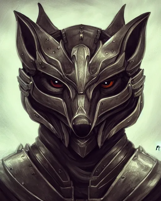 Prompt: headshot, fox, fantasy art, armored fox, helmet, heavy armor, armor, intricate design, artstation, amazing fantasy art, award winning, trending