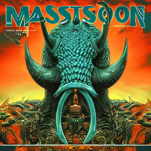 Prompt: financial models and economical graphs as Mastodon Album Art Cover