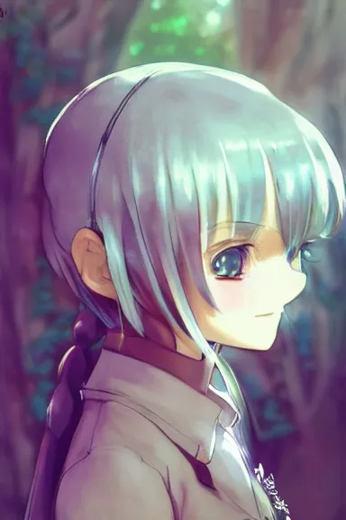 Image similar to beautiful girl made in abyss art style, sharps focus, cute detailed artwork, anatomically correct, soft details, ilya kuvshinov, reflection, perfect composition, wallpaper mobile, illumination, digital art, detailed anime soft face, symmetrical face, western comic, illustration, realistic, nazism, lois van baarle