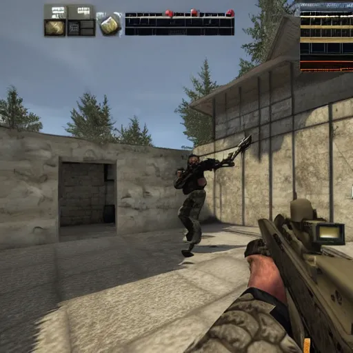 Image similar to counter strike: global offensive videogame gameplay screenshot