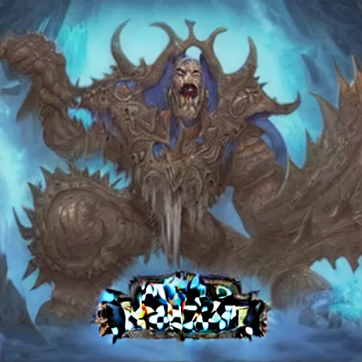 Image similar to world of warcraft frozen throne but frozen throne is a toilet