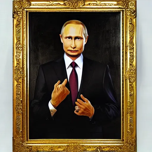 Prompt: vision of ezekiel!!!!! with vladimir putin, portrait