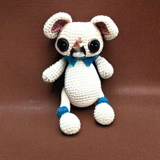 Image similar to cute puppy amigurumi