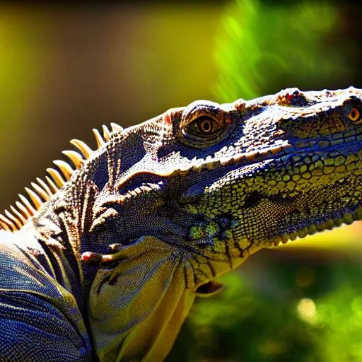 Prompt: iguana people wedding photography high quality HDR sunbeams ray traced lighting