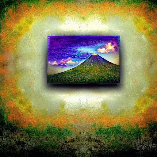 Image similar to surrealism fuji digitalart colorway receptor