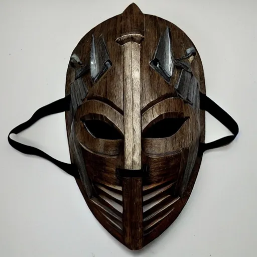 Image similar to dark souls wooden mask