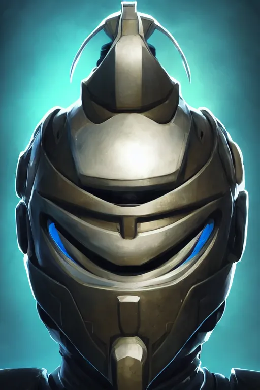 Image similar to epic mask helmet robot ninja portrait stylized as fornite style game design fanart by concept artist gervasio canda, behance hd by jesper ejsing, by rhads, makoto shinkai and lois van baarle, ilya kuvshinov, rossdraws global illumination radiating a glowing aura global illumination ray tracing hdr render in unreal engine 5