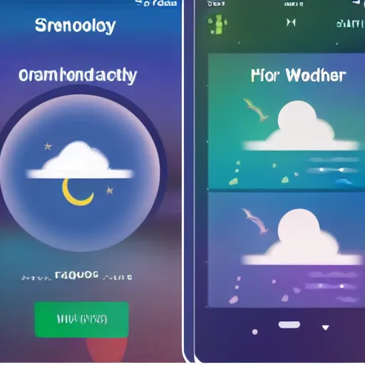 Prompt: icon for weather app