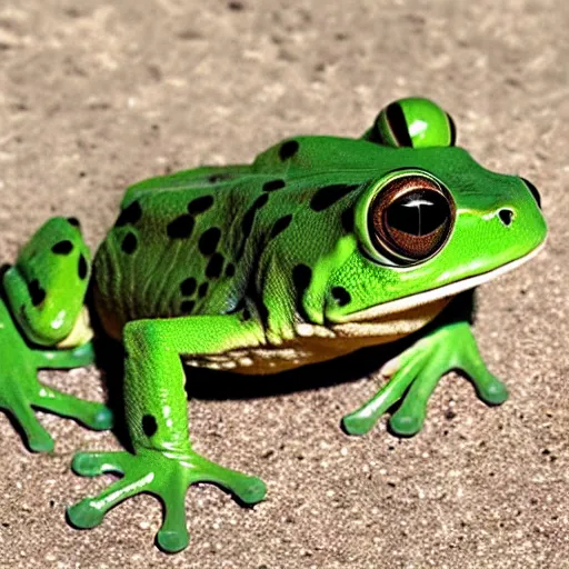 Prompt: it is wednesday my dudes frog