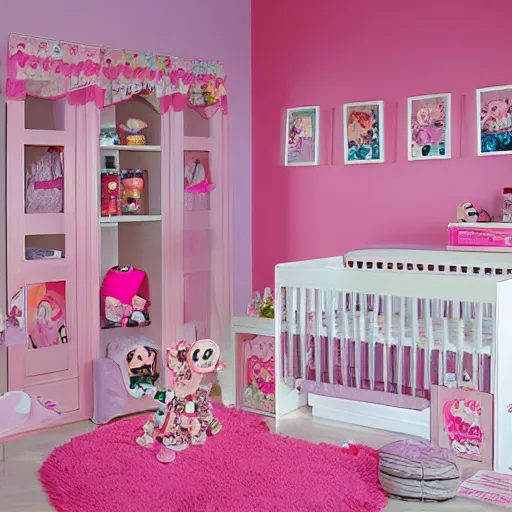 Image similar to kawaii baby room every baby could dream of