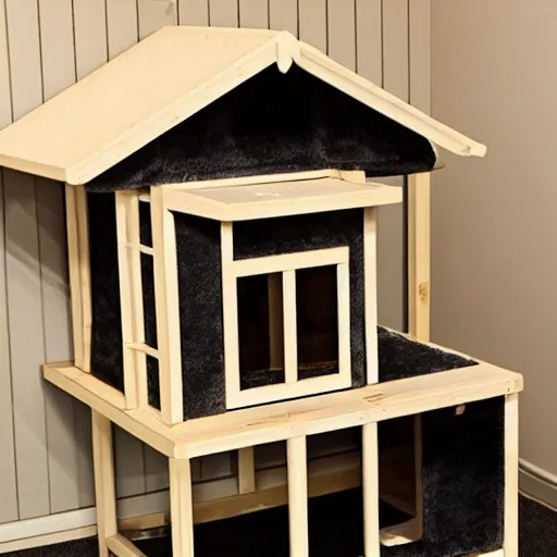 Image similar to photo of a cat house