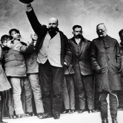 Prompt: lenin wins championship