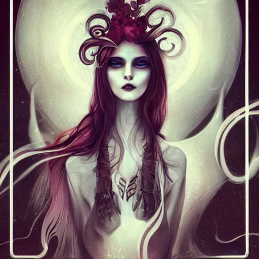 Image similar to just art for dark metal music, no words, no letters, no people, only art by anna dittmann