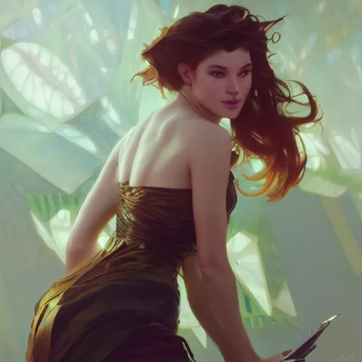 Prompt: Kiana by Stanley Artgerm Lau, greg rutkowski, thomas kindkade, alphonse mucha, loish, norman Rockwel