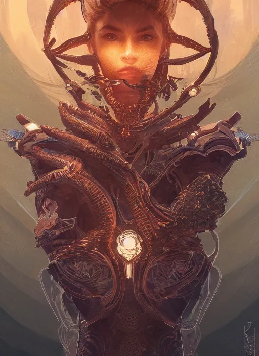 Prompt: symmetry!! portrait of starfish alien in the style of horizon zero dawn, machine face, intricate, elegant, highly detailed, digital painting, artstation, concept art, smooth, sharp focus, illustration, art by artgerm and greg rutkowski and alphonse mucha, 8 k