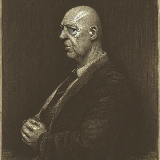 Image similar to Portrait of Homer Simpson by Gustave Doré