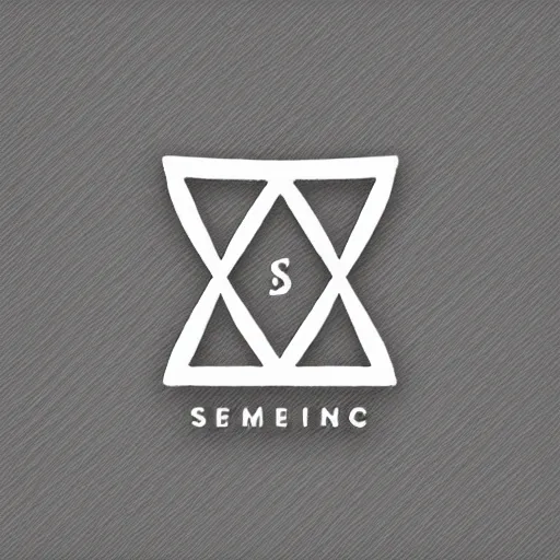 Image similar to s letter, geometric logo, abstract, symmetrical