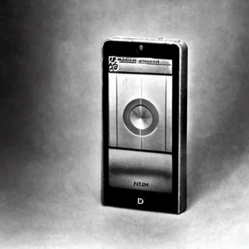 Prompt: a photo of an iPod from 1925