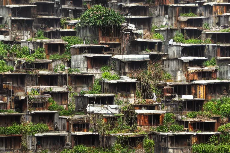 Image similar to simplicity, favela fungal beehive, streamlined environment, industrial factory, cheerful, award winning art, epic dreamlike fantasy landscape, ultra realistic,