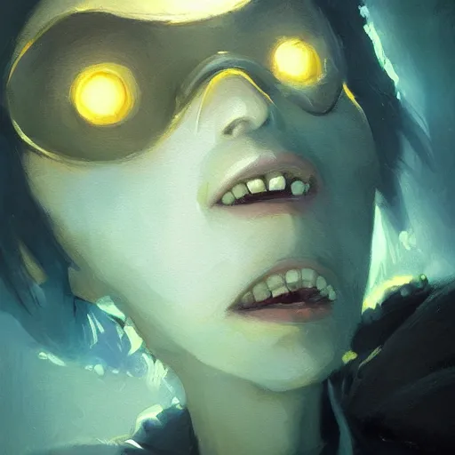 Prompt: coraline, oil painting, Tooth Wu, Greg Rutkowski, RPG portrait, dynamic lighting, fantasy art, High contrast, depth of field