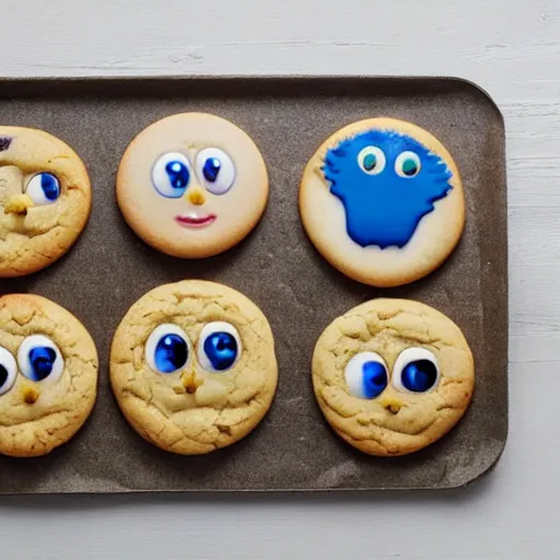 Prompt: cookies for eyes