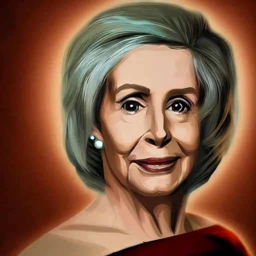 Image similar to Nancy Pelosi as Daenerys Targaryen, Digital Art Inspiring