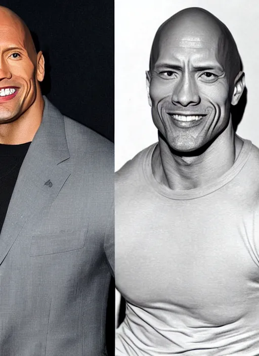 Dwayne Johnson The Rock - RoygbivR- Famous Humanoids