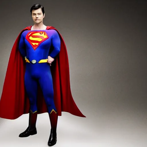 Image similar to Karl Urban as Superman, promo shoot, studio lighting