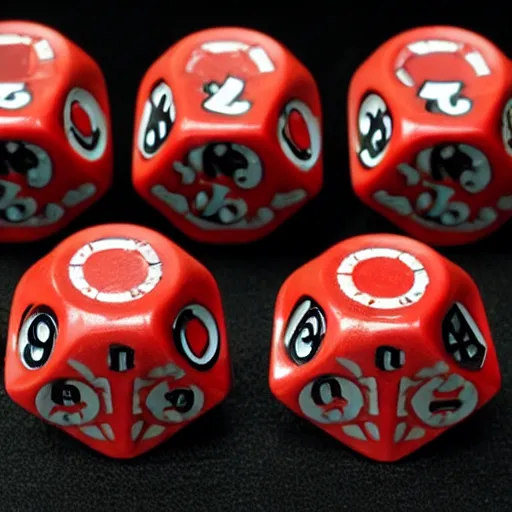 Image similar to triple skulls on blood bowl dice