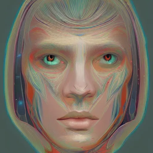 Prompt: being human in the future is different but good. grainy and rough. soft colour scheme. beautiful artistic detailed digital painting by lurid. ( 2 0 2 2 )