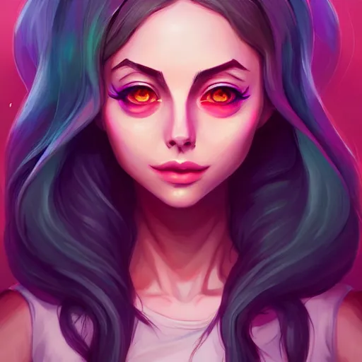 Prompt: a portrait of a beautiful willa holland nerd, art by lois van baarle and loish and ross tran and rossdraws and sam yang and samdoesarts and artgerm, digital art, highly detailed, intricate, sharp focus, trending on artstation hq, deviantart, unreal engine 5, 4 k uhd image