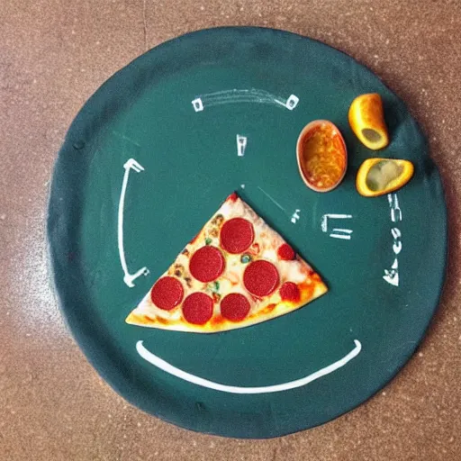 Prompt: pizza in the shape of indiana