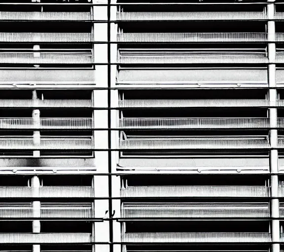 Image similar to Joachim Brohm photo of 'canada goose perched behind jail bars', high contrast, high exposure photo, monochrome, DLSR, grainy, close up