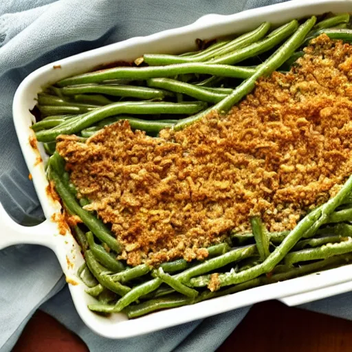 Prompt: green bean casserole