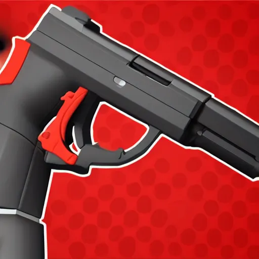Prompt: hyper realistic roblox character with a glock 1 8
