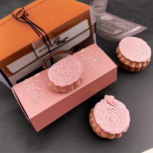 Image similar to mooncake 🥮 handbag 👜 👝 packaging