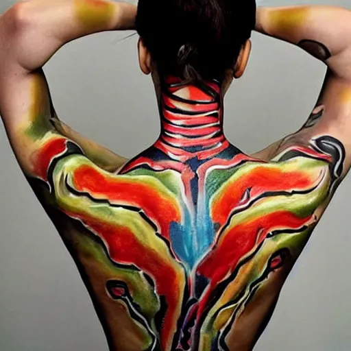 Image similar to body art