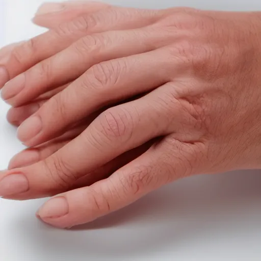 Image similar to realistic picture of human hands, white background