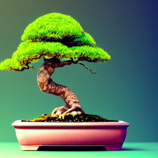 Image similar to bonsai tree! but minimalistic concept art by frank stella gilleard james whalen tom, colorful, soft light, trending on artstation, minimalism