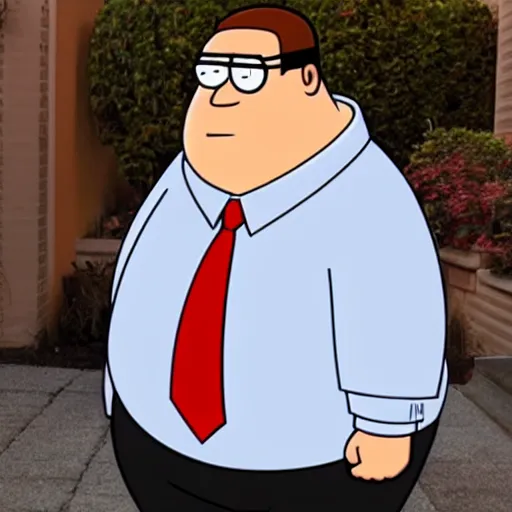 Prompt: Peter Griffin in Real Life