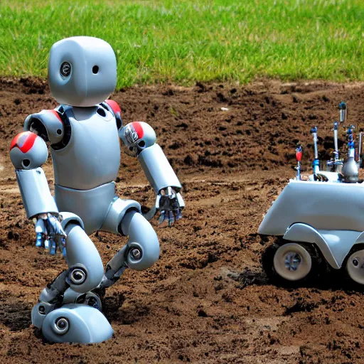 Image similar to robot play in mud