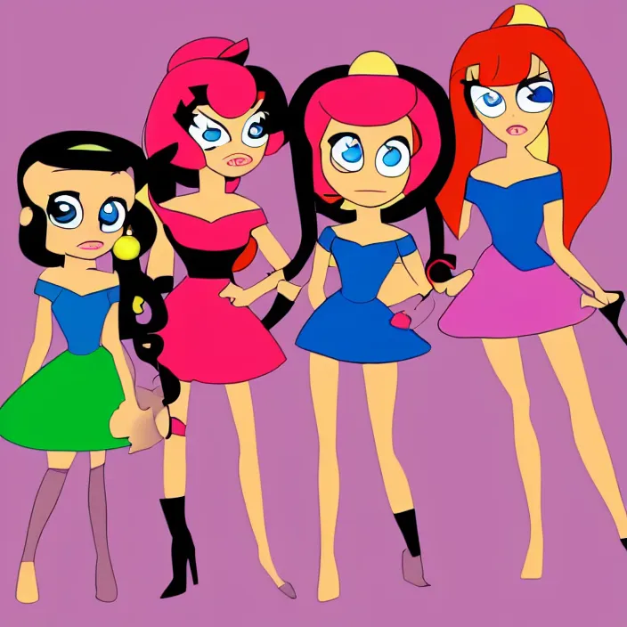 Image similar to powerpuff girls