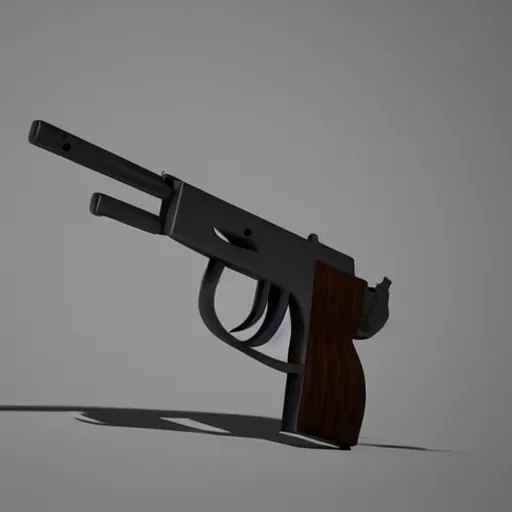 Prompt: 🔫 3D render concept art, by Nika Maisuradze, blender, disney pixar